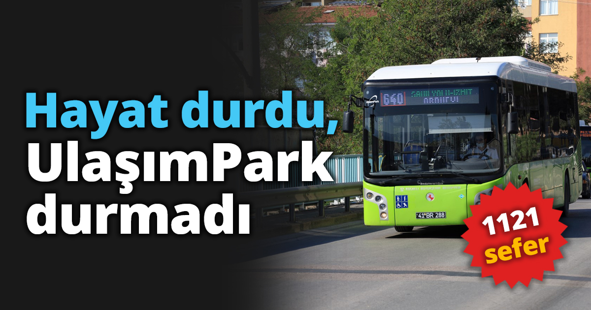 Hayat durdu, UlaşımPark durmadı
