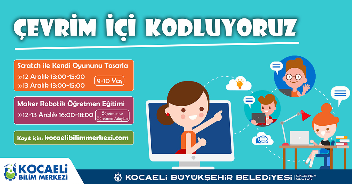 Çocuklar çevrimiçi öğrenecek