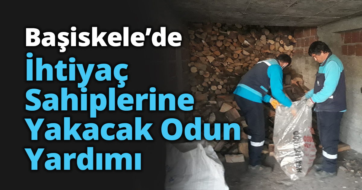 Başiskele’de İhtiyaç Sahiplerine Yakacak Odun Yardımı
