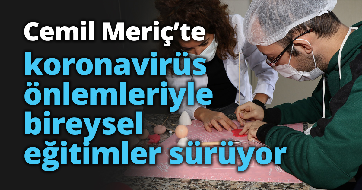 Cemil Meriç’te koronavirüs önlemleriyle bireysel eğitimler sürüyor