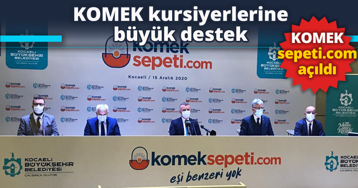 KOMEK kursiyerlerine büyük destek
