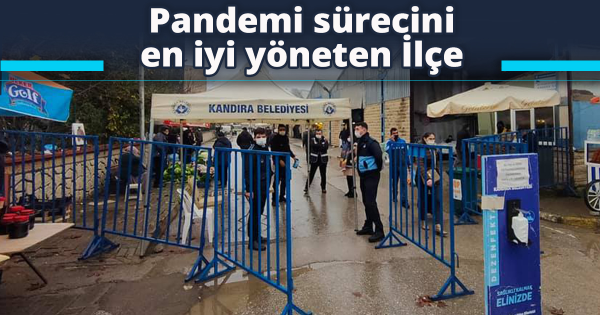 Pandemi sürecini en iyi yöneten İlçe