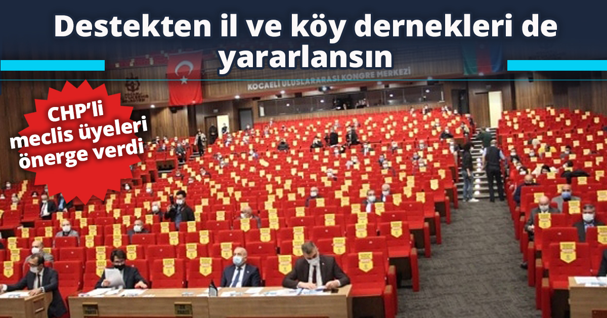 Destekten il ve köy dernekleri de yararlansın