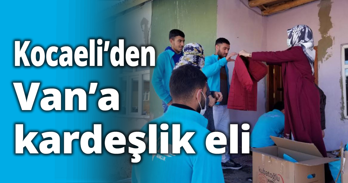 Kocaeli’den Van’a kardeşlik eli