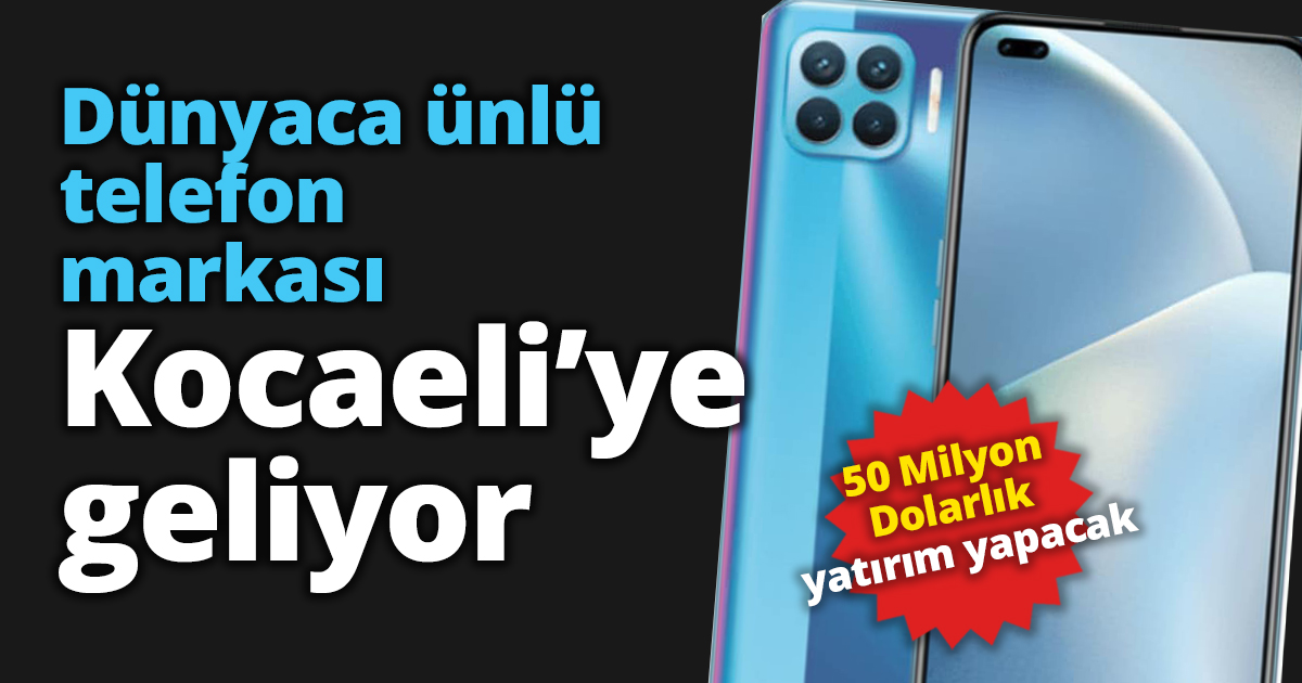 Dünya Markası Kocaeli’ye geliyor