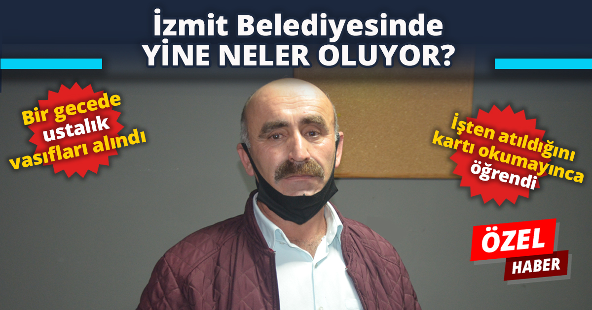 İzmit Belediyesinde yine neler oluyor?