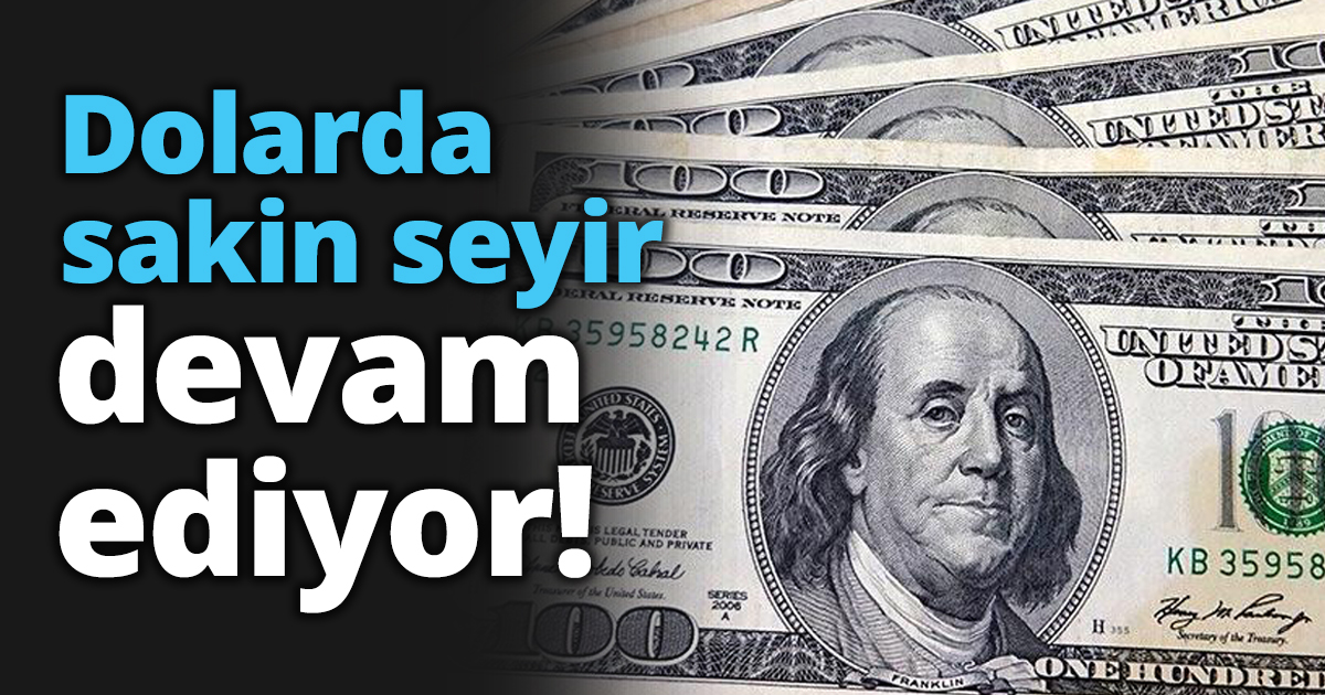 Dolarda sakin seyir devam ediyor!