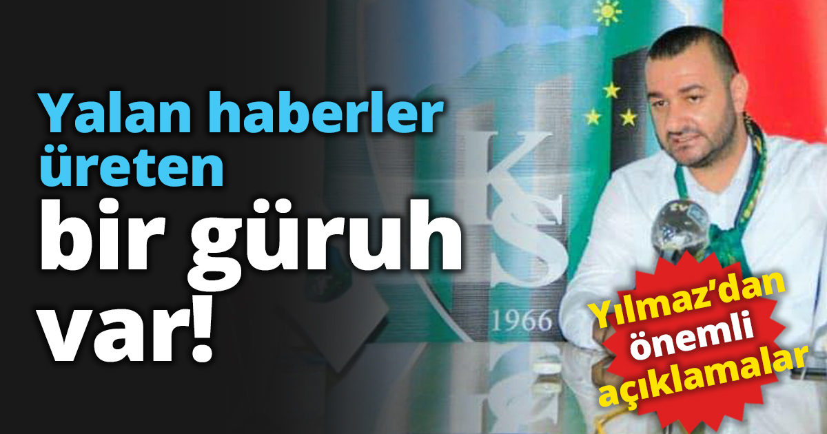 Yalan haberler üreten bir güruh var!