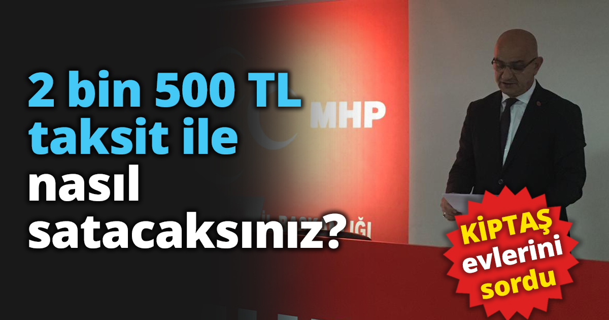 2 bin 500 TL taksit ile nasıl satacaksınız?