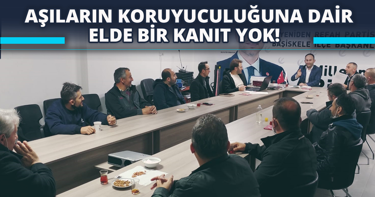 AŞILARIN KORUYUCULUĞUNA DAİR ELDE BİR KANIT YOK!   