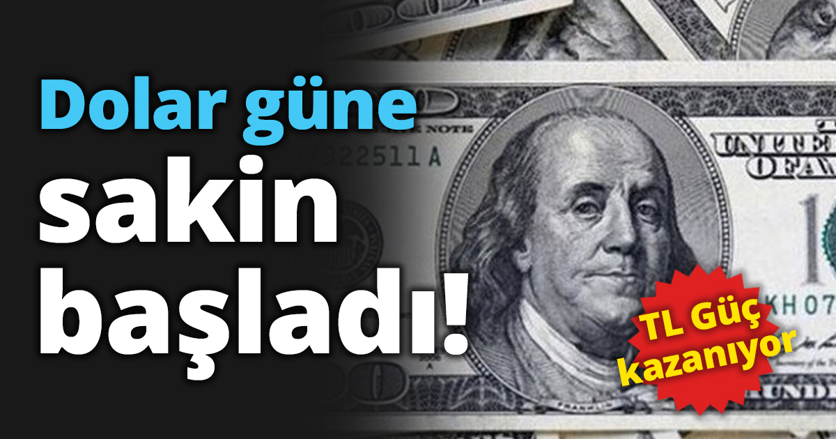 Dolar güne sakin başladı!