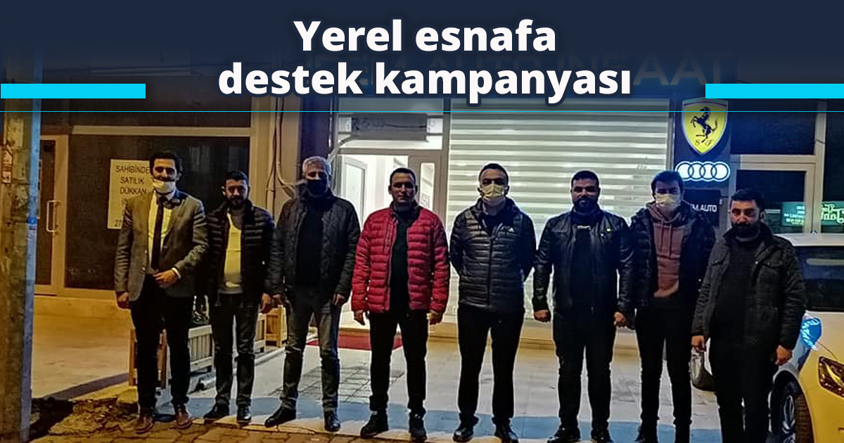 Yerel esnafa destek kampanyası