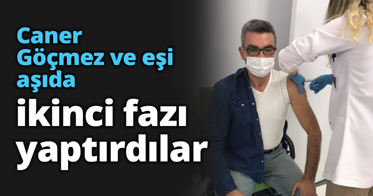 Caner Göçmez ve eşi aşıda ikinci fazı yaptırdılar