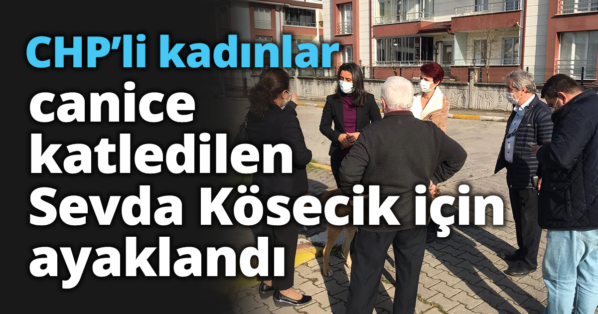 CHP’li kadınlar canice katledilen Sevda Kösecik için ayaklandı