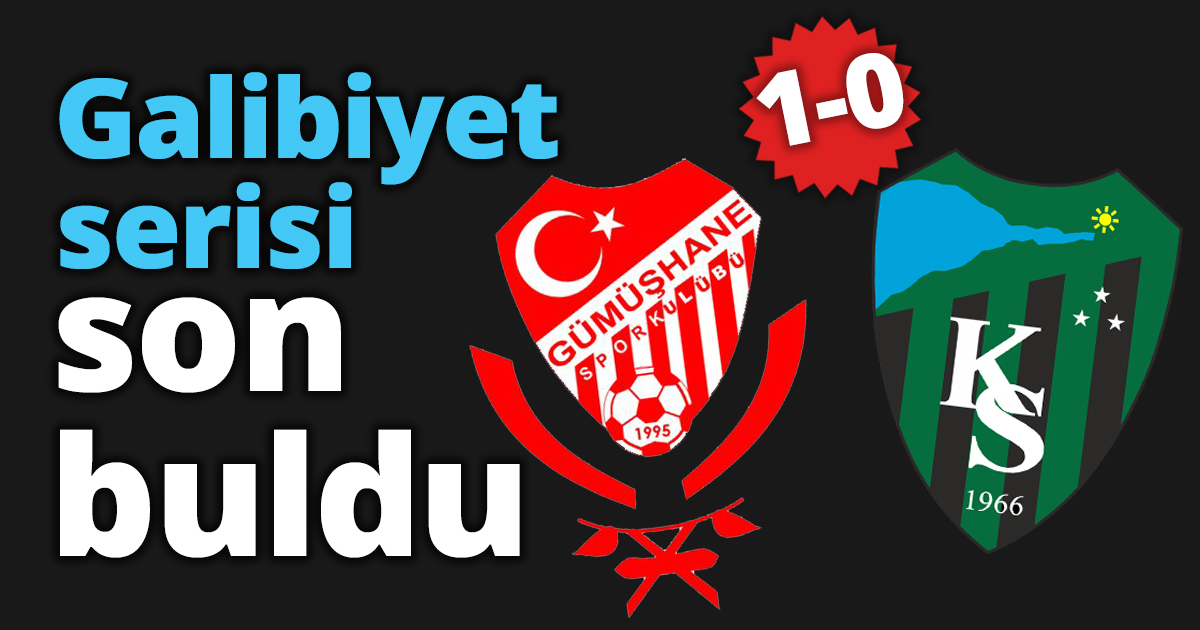 Galibiyet serisi son buldu