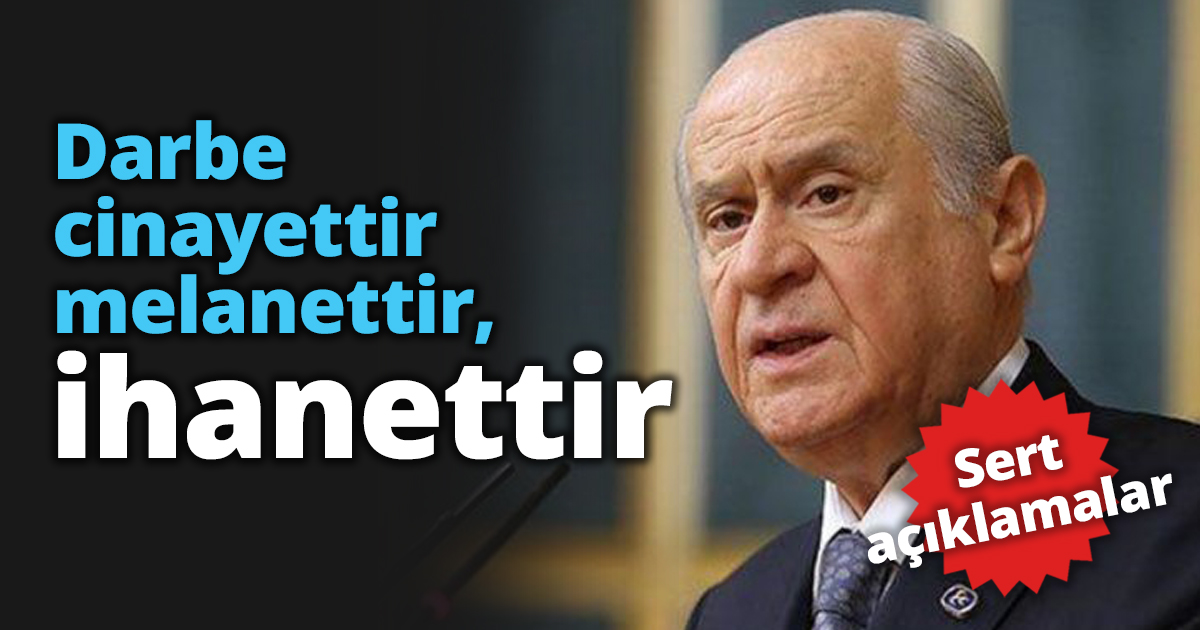 Darbe cinayettir melanettir, ihanettir