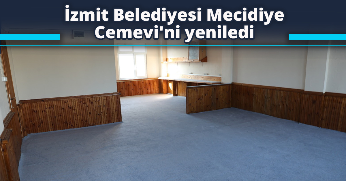 İzmit Belediyesi Mecidiye Cemevi'ni yeniledi