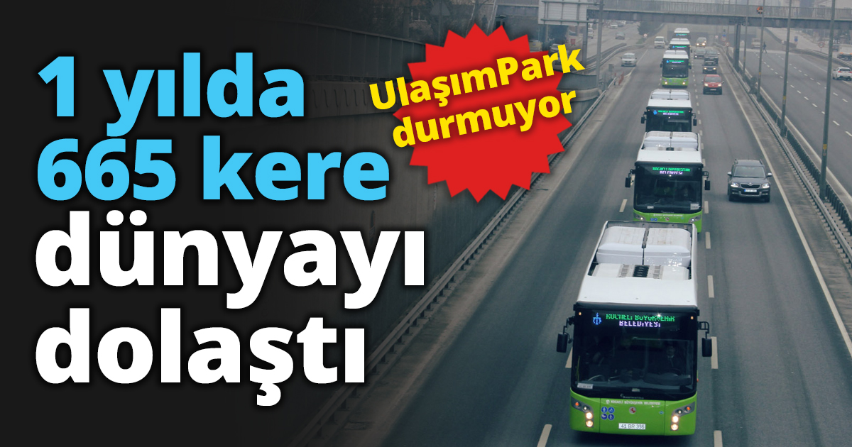 1 yılda 665 kere dünyayı dolaştı