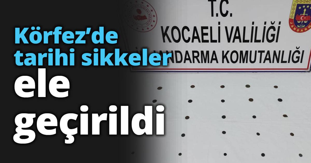 Körfez’de tarihi sikkeler ele geçirildi