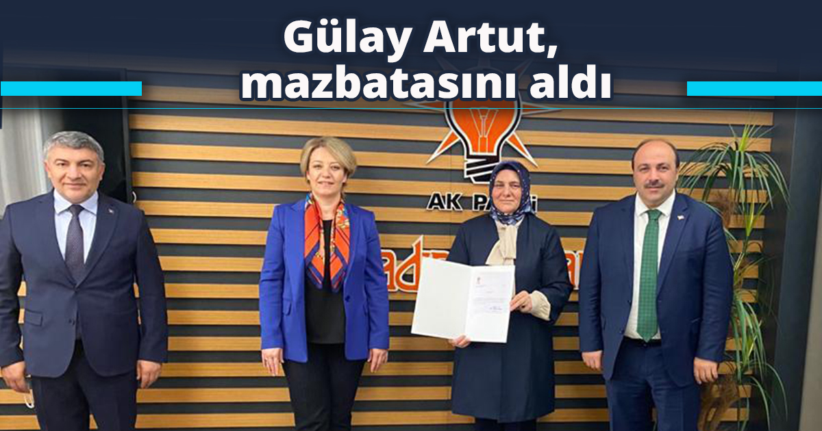 Gülay Artut, mazbatasını aldı