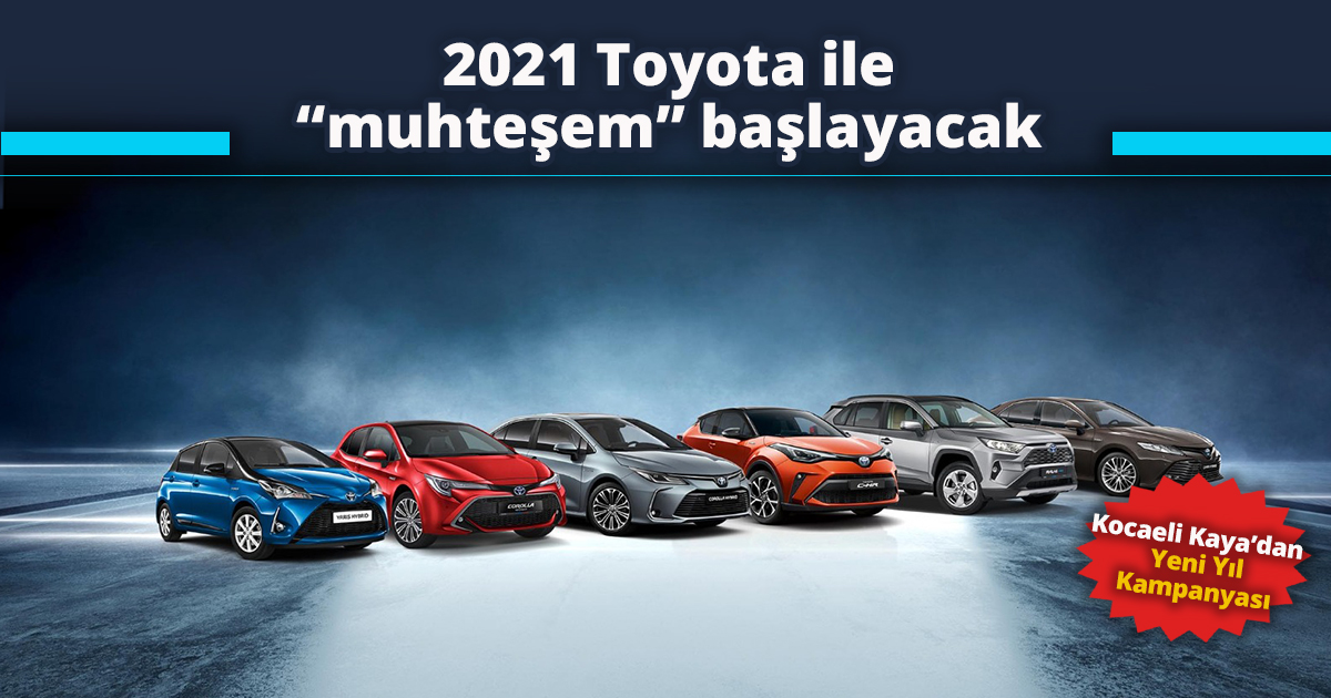 2021 Toyota ile “muhteşem” başlayacak