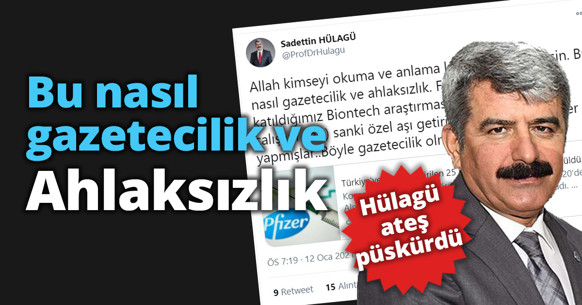 Bu nasıl gazetecilik ve Ahlaksızlık