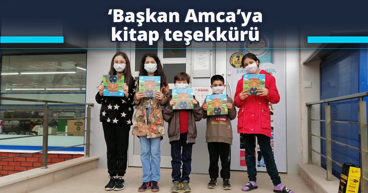 ‘Başkan Amca’ya kitap teşekkürü