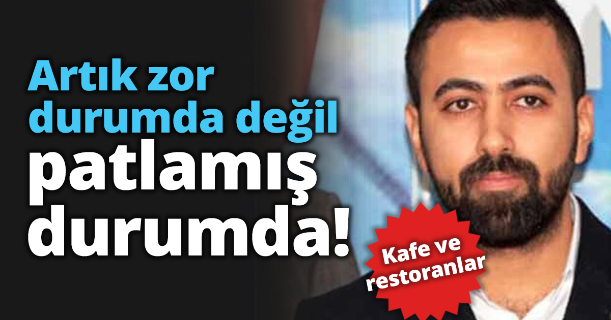Artık zor durumda değil patlamış durumda!