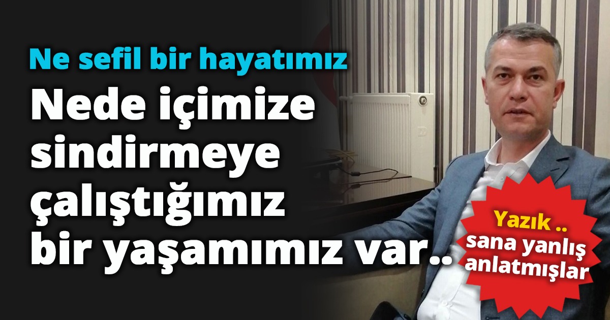 Tavşantepe Muhtarı Efe’de tepki gösterdi! Yazık sana yanlış anlatmışlar