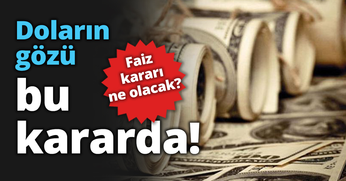 Doların gözü bu kararda!