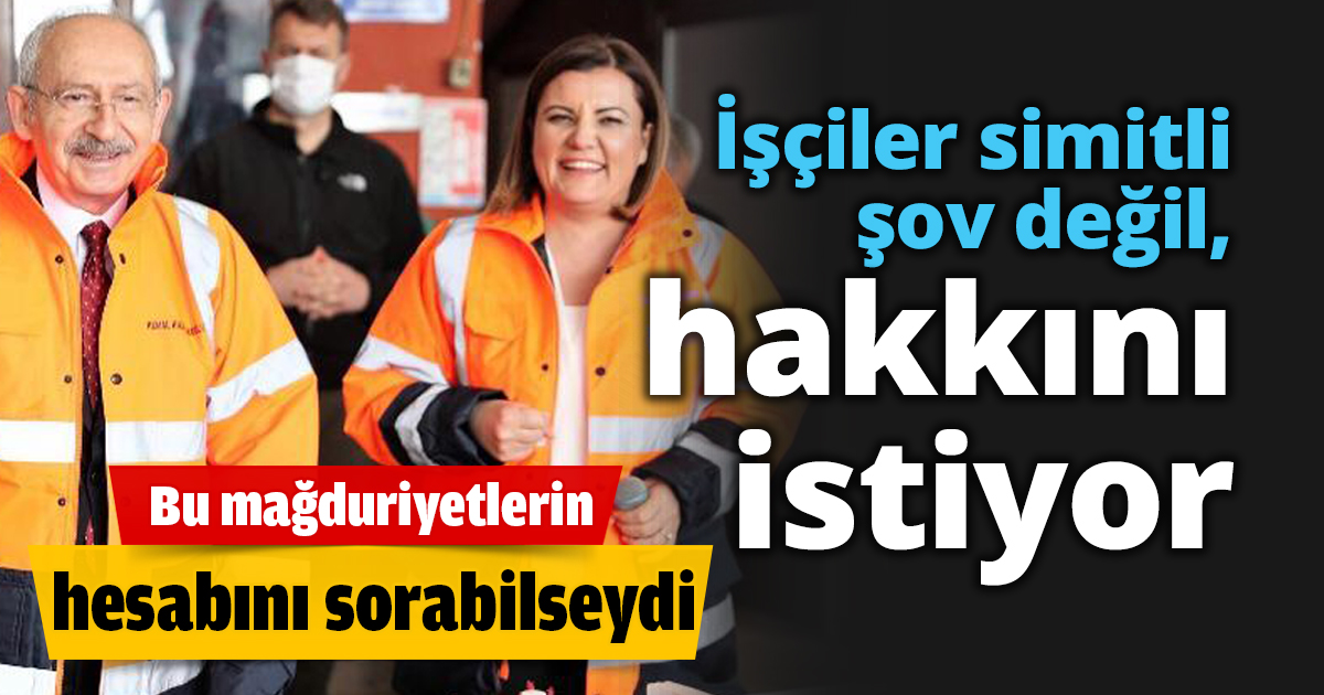 İşçiler simitli şov değil, hakkını istiyor