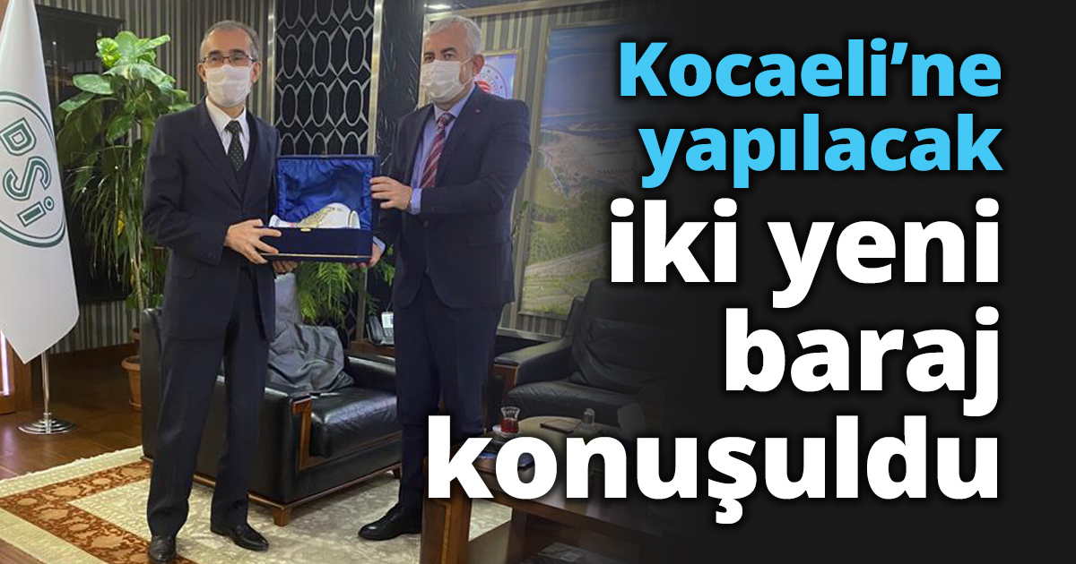 Kocaeli’ne yapılacak iki yeni baraj konuşuldu