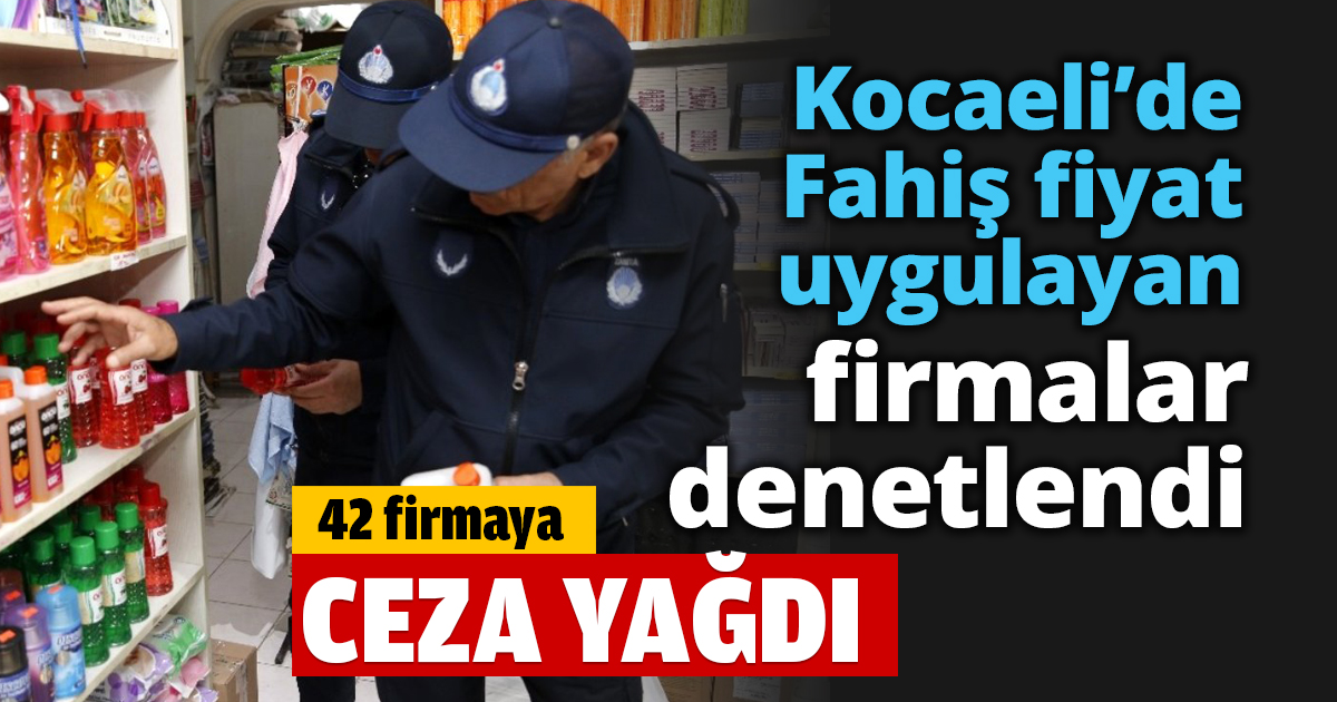 Fahiş fiyat uygulayan firmalara ceza yağdı  