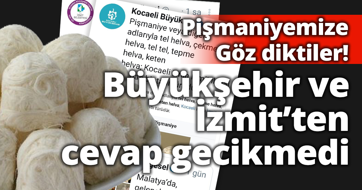 Pişmaniyemize göz diktiler! Büyükşehir ve İzmit'ten cevap gecikmedi