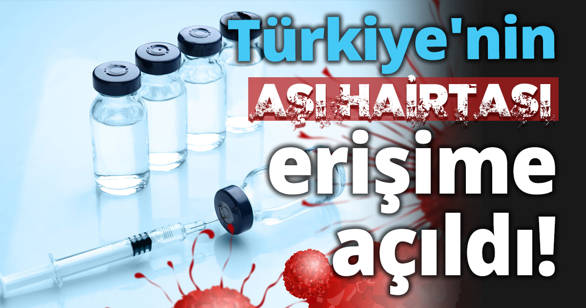 Türkiye'nin aşı haritası erişime açıldı! İşte il il son durum…