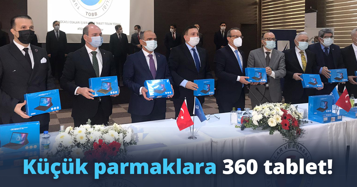 Küçük parmaklara 360 tablet!