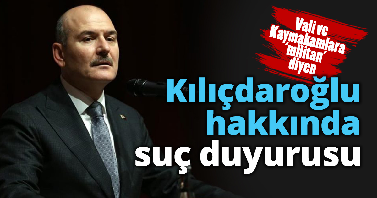 Kılıçdaroğlu hakkında suç duyurusu