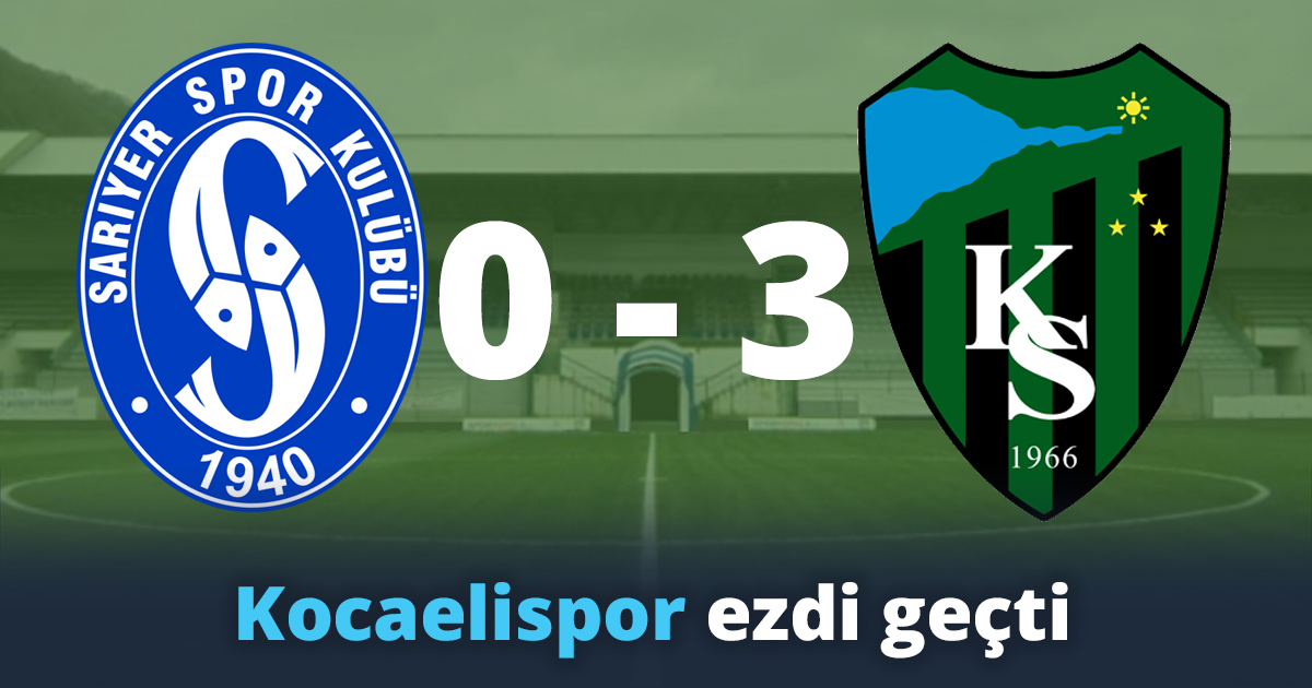 Kocaelispor ezdi geçti