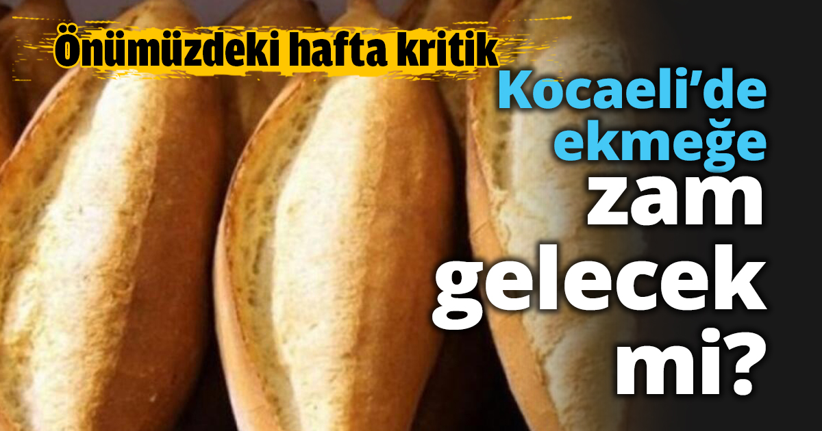 Kocaeli’de ekmeğe zam gelecek mi?