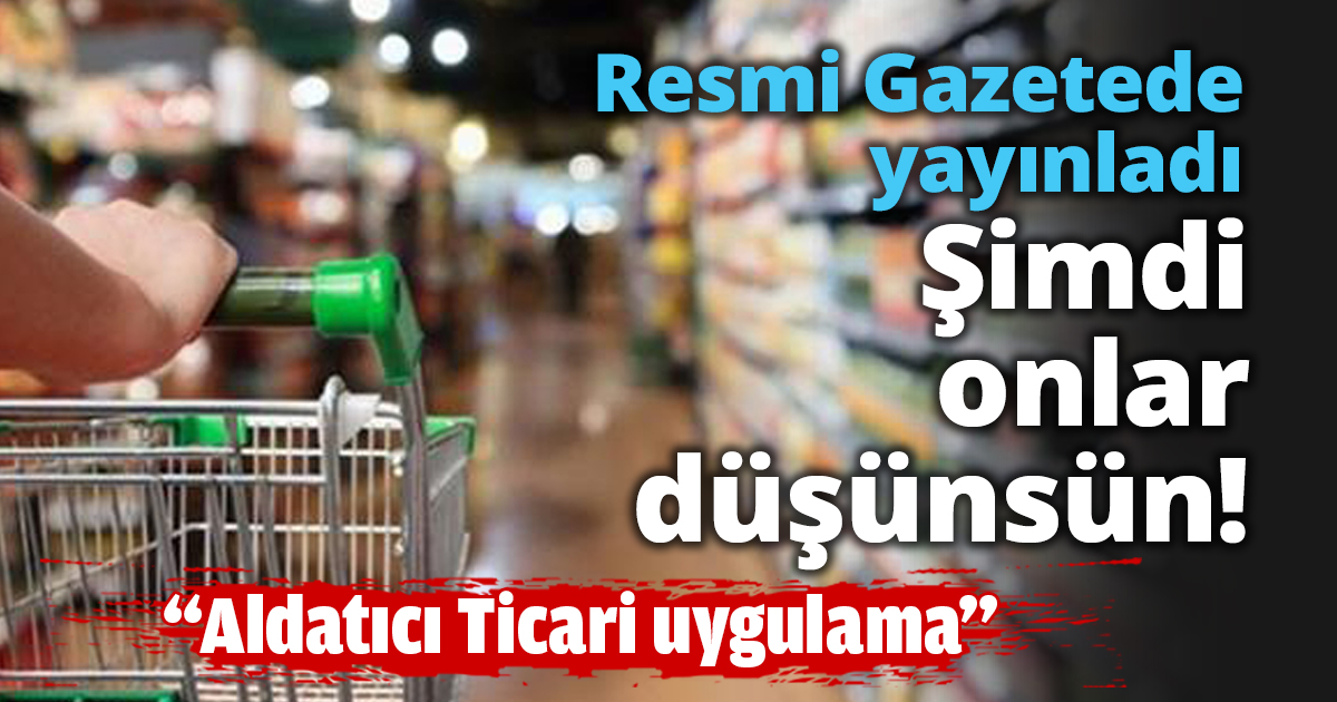 Resmi Gazetede yayınladı Şimdi onlar düşünsün!