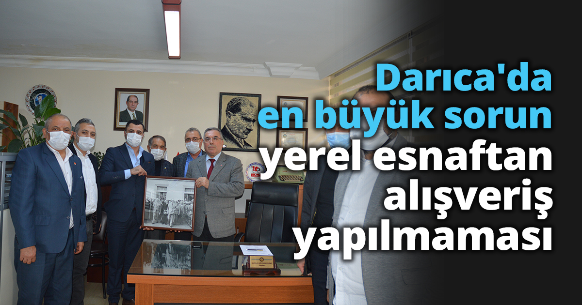 Darıca'da en büyük sorun yerel esnaftan alışveriş yapılmaması
