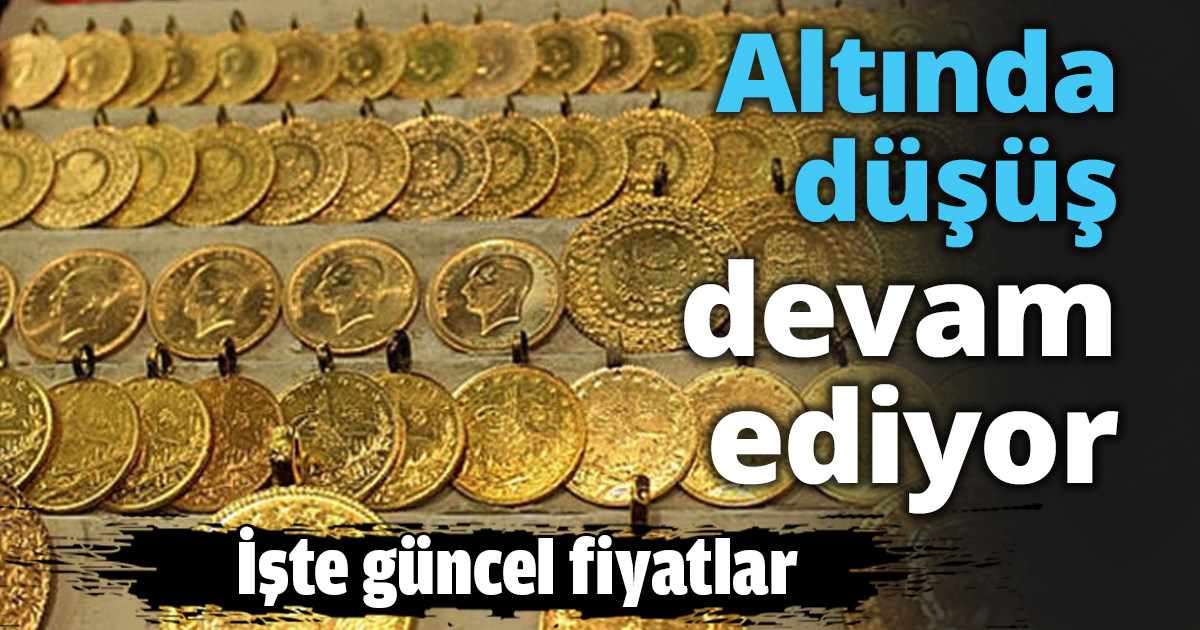 Altında düşüş devam ediyor