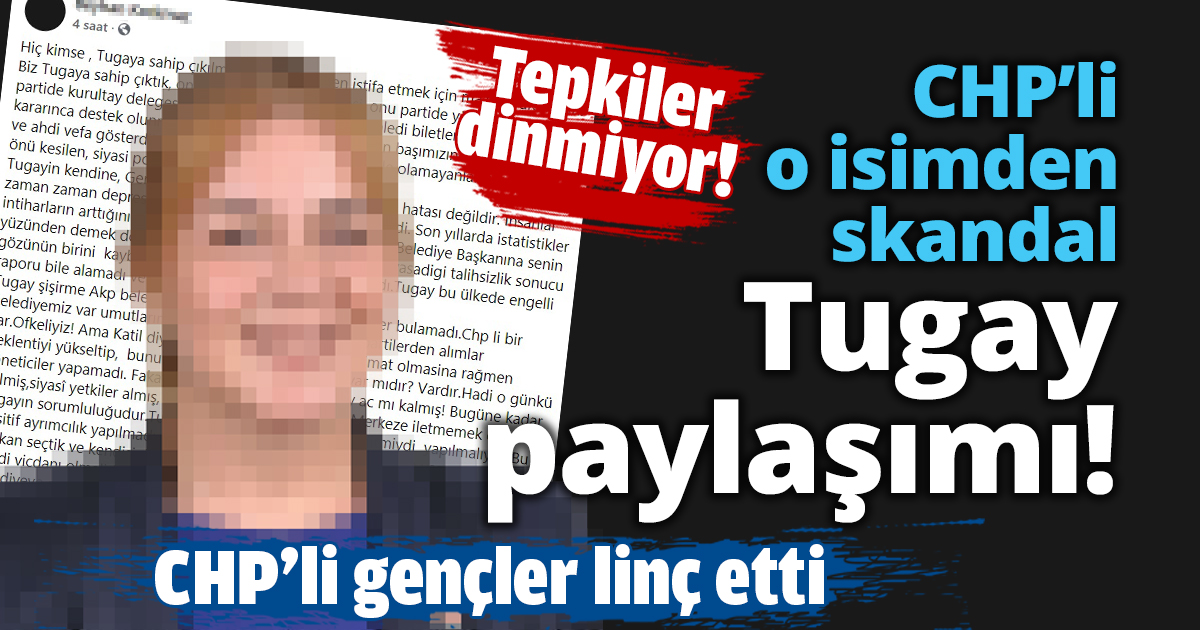 CHP’li o isimden skandal Tugay paylaşımı!