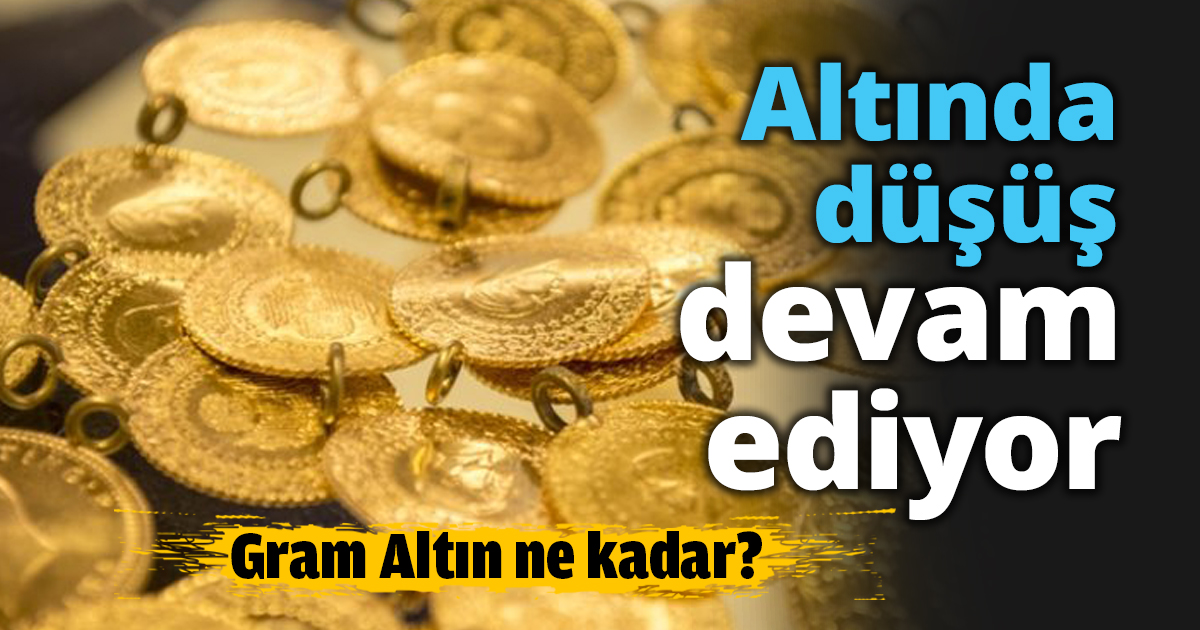 Altında düşüş devam ediyor