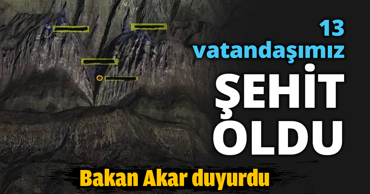 13 vatandaşımız ŞEHİT OLDU
