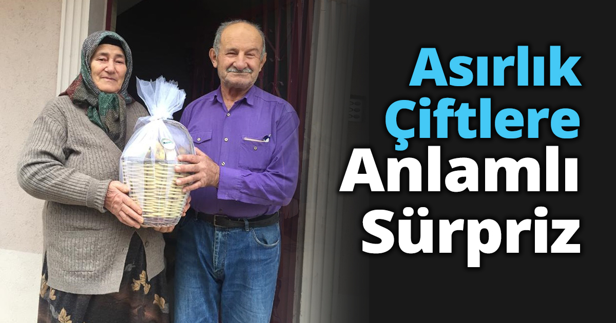 Asırlık Çiftlere Anlamlı Sürpriz