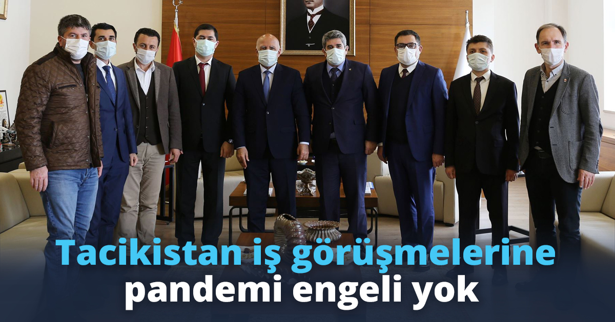 Tacikistan iş görüşmelerine pandemi engeli yok