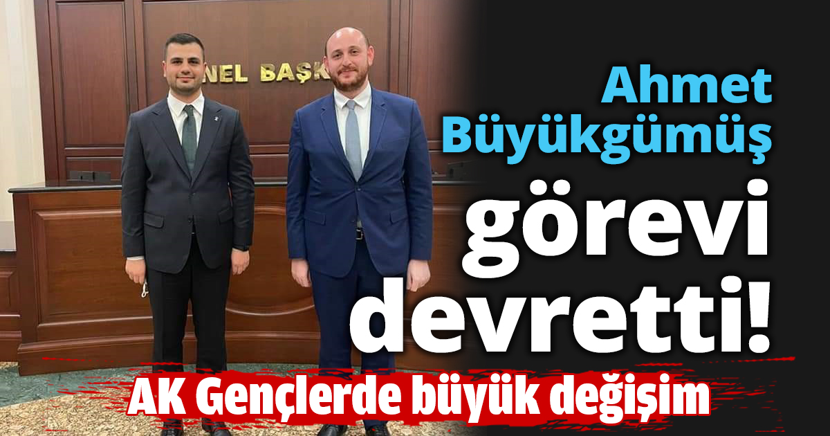 Ahmet Büyükgümüş görevi devretti!