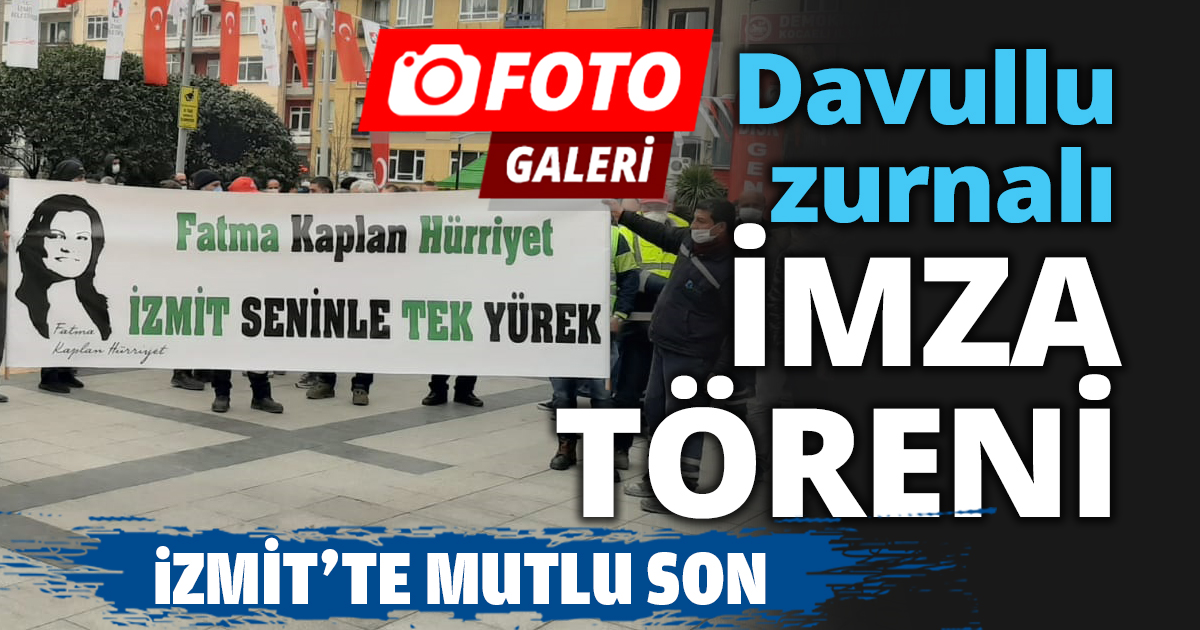 Davullu zurnalı imza töreni