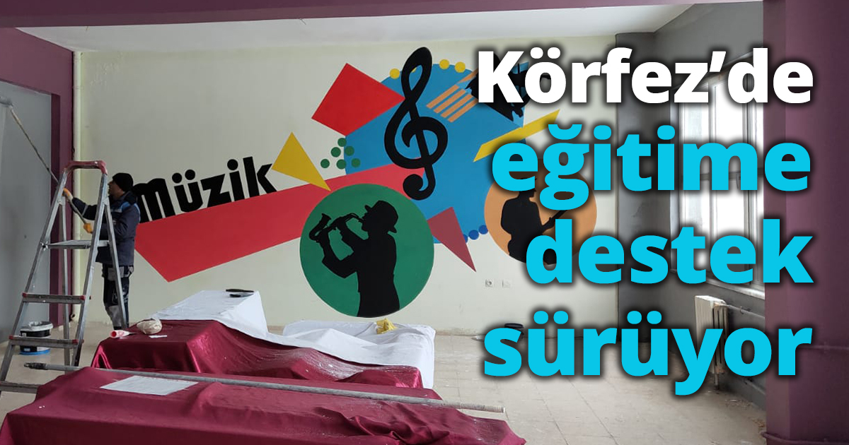 Körfez’de eğitime destek sürüyor